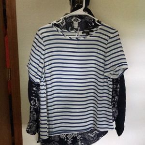 Striped forever 21 shirt